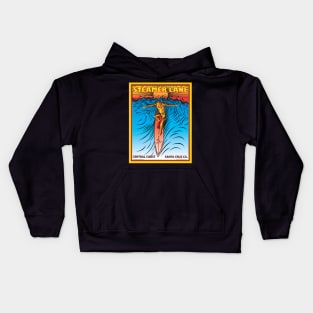 STEAMER LANE SANTA CRUZ CA. SURFING Kids Hoodie